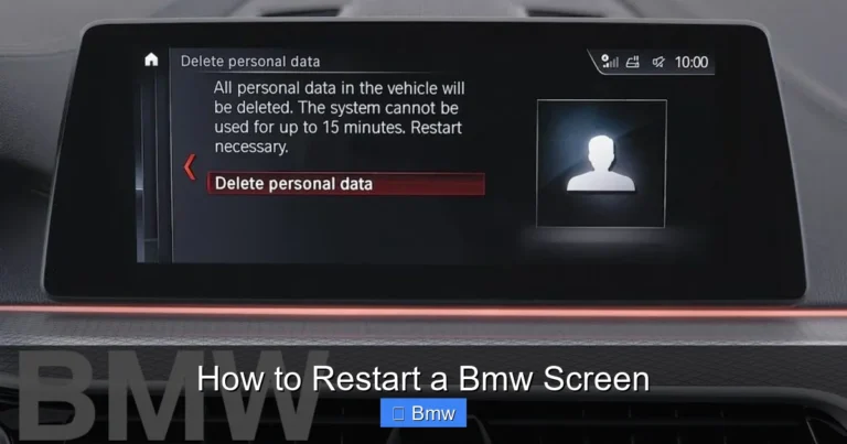 How to Restart a Bmw Screen