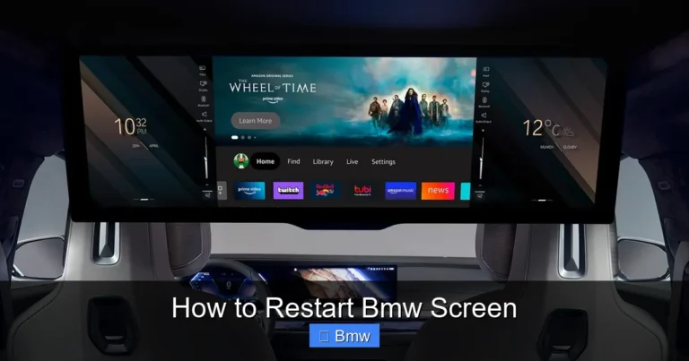 How to Restart Bmw Screen