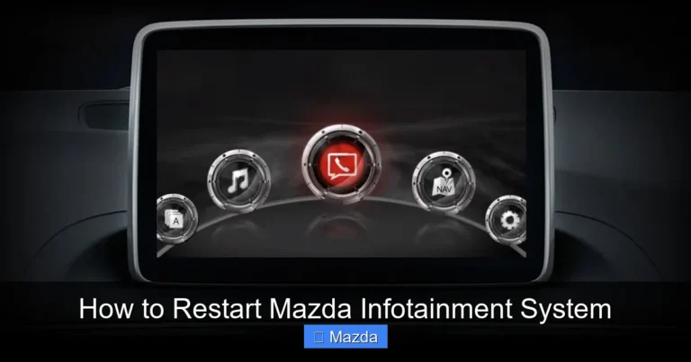 How to Restart Mazda Infotainment System