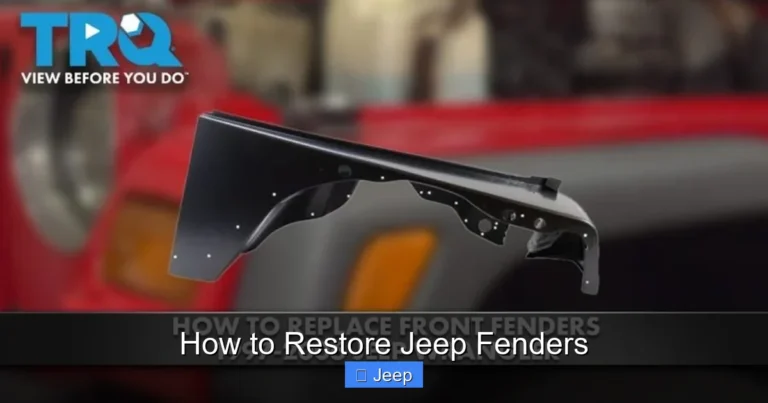How to Restore Jeep Fenders