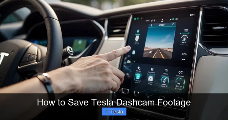 How to Save Tesla Dashcam Footage