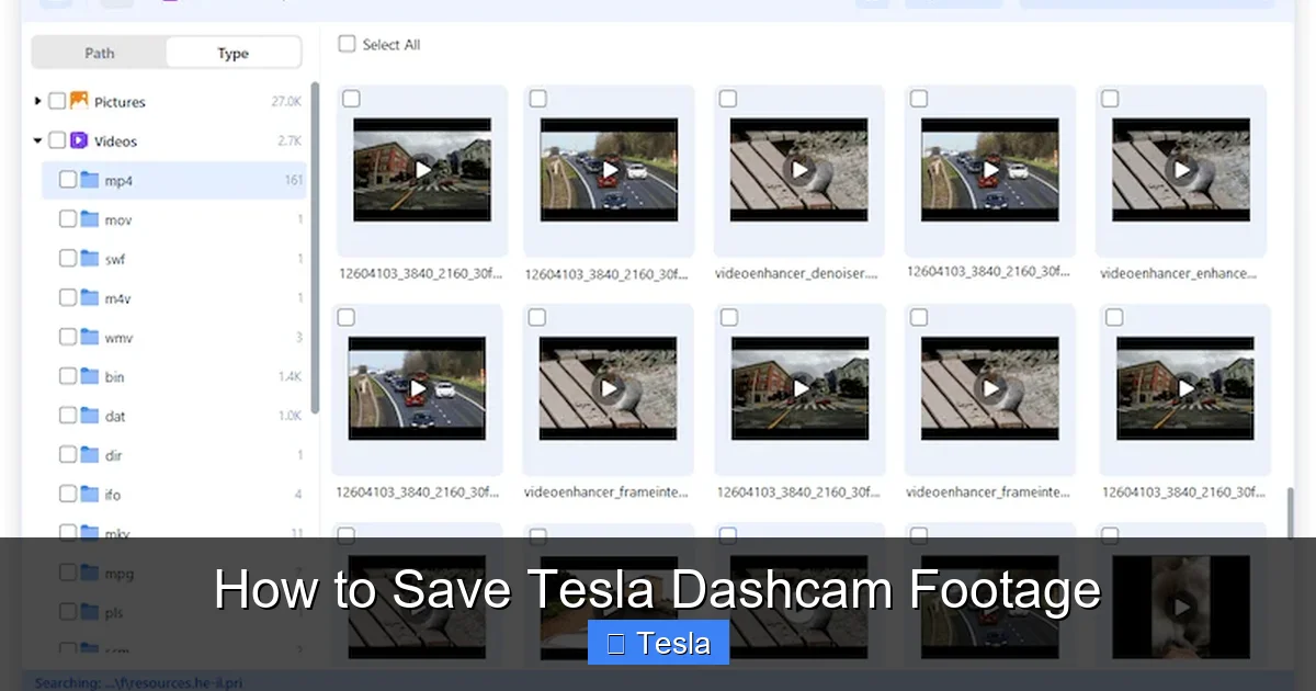 How to Save Tesla Dashcam Footage