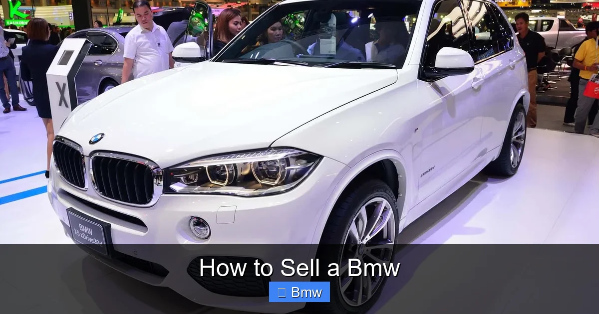 How to Sell a Bmw