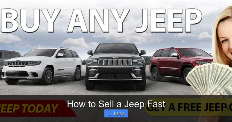 How to Sell a Jeep Fast