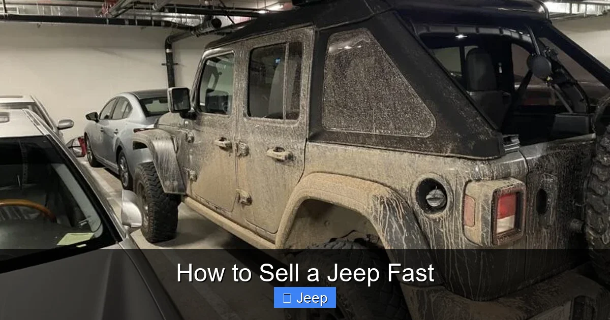 How to Sell a Jeep Fast