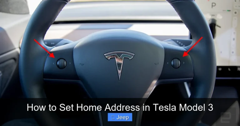 How to Set Home Address in Tesla Model 3