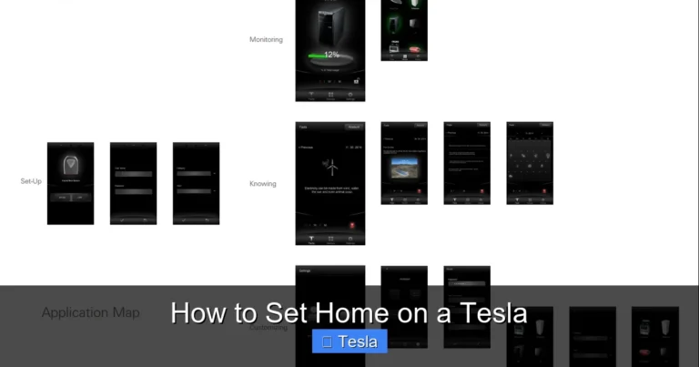 How to Set Home on a Tesla