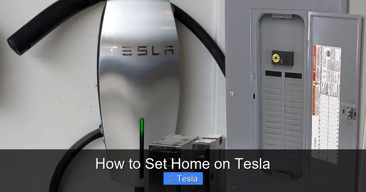 How to Set Home on Tesla