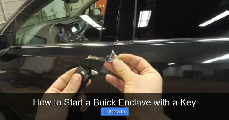 How to Start a Buick Enclave with a Key