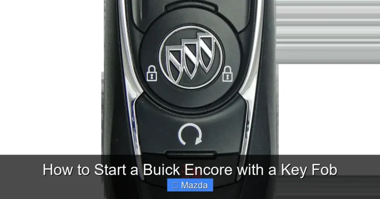 How to Start a Buick Encore with a Key Fob