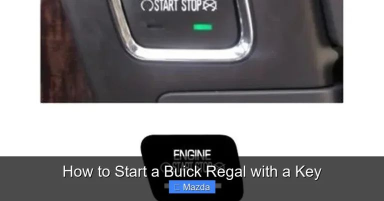 How to Start a Buick Regal with a Key