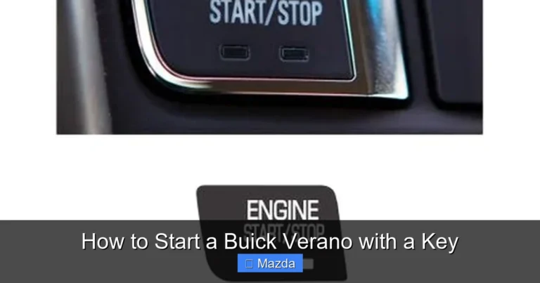 How to Start a Buick Verano with a Key