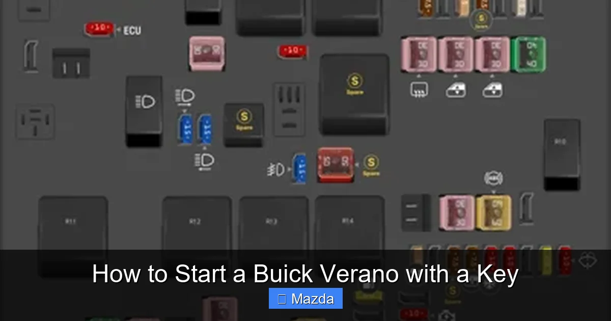 How to Start a Buick Verano with a Key