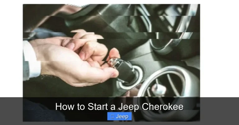 How to Start a Jeep Cherokee
