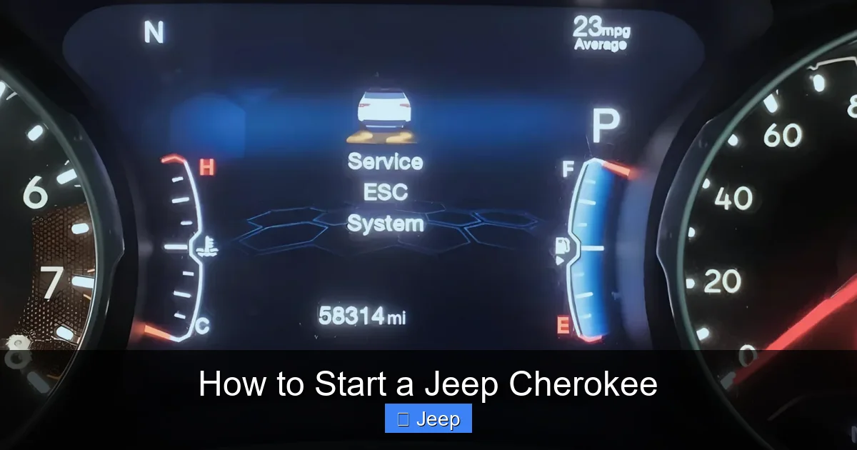 How to Start a Jeep Cherokee