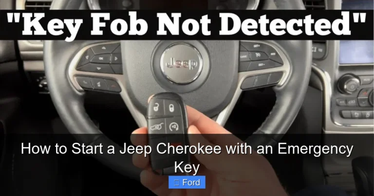 How to Start a Jeep Cherokee with an Emergency Key