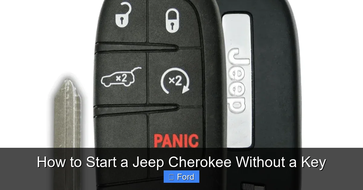 How to Start a Jeep Cherokee Without a Key