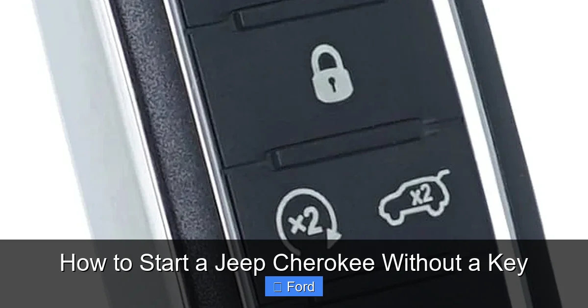How to Start a Jeep Cherokee Without a Key