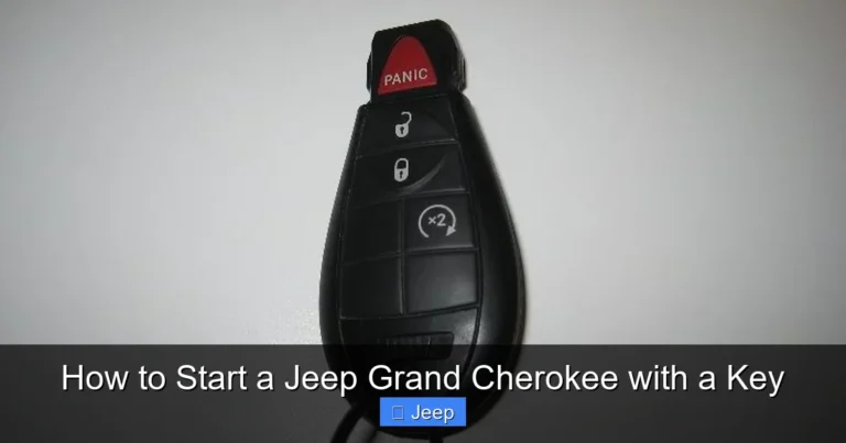 How to Start a Jeep Grand Cherokee with a Key