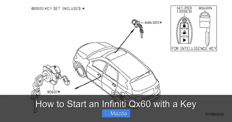 How to Start an Infiniti Qx60 with a Key