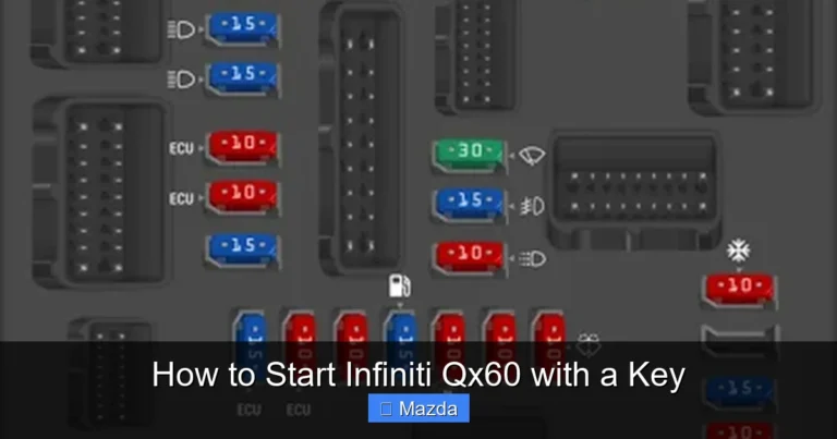 How to Start Infiniti Qx60 with a Key
