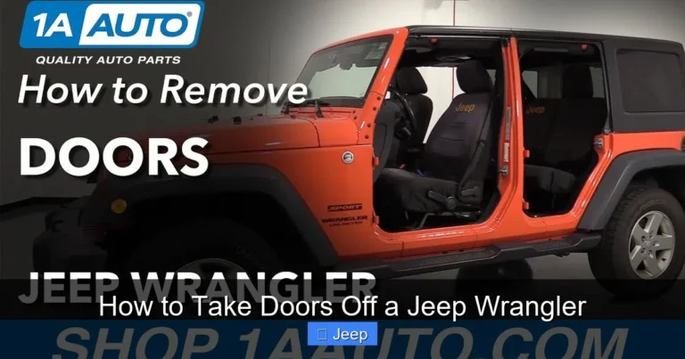 How to Take Doors Off a Jeep Wrangler
