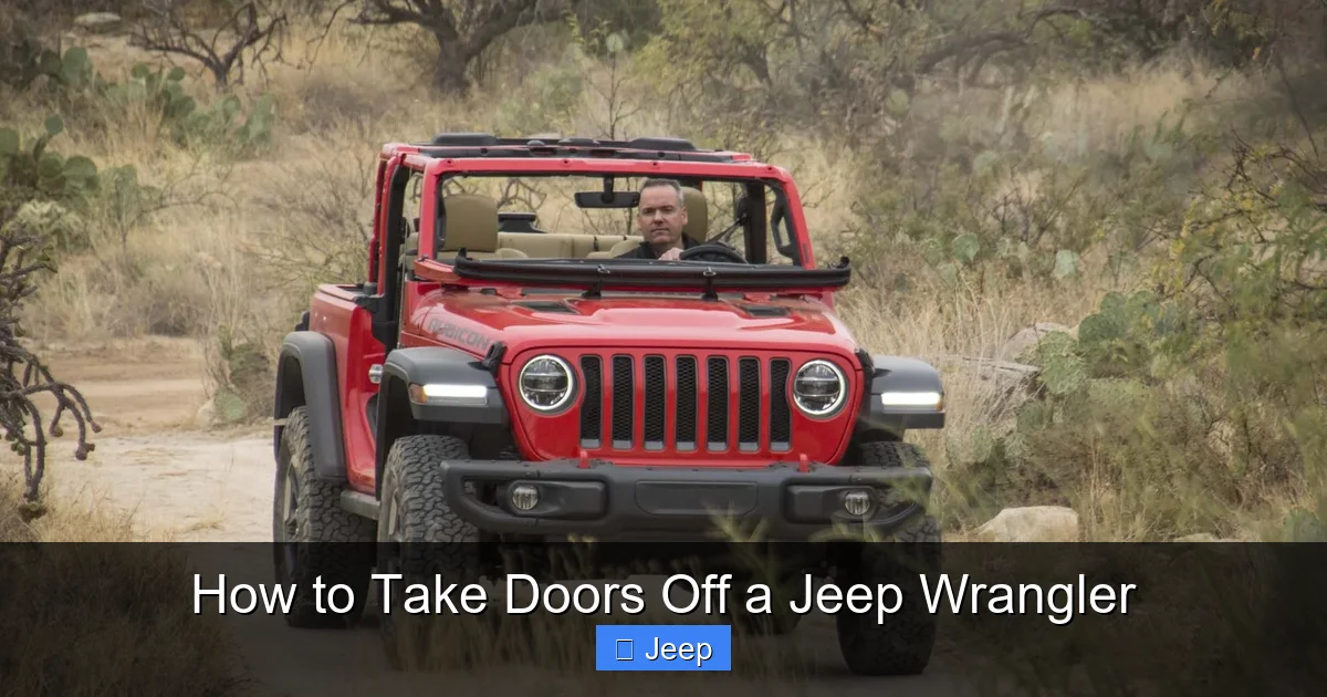 How to Take Doors Off a Jeep Wrangler