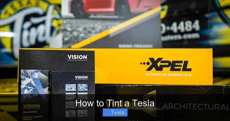 How to Tint a Tesla