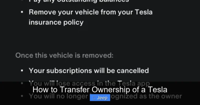 How to Transfer Ownership of a Tesla