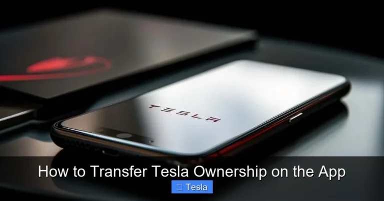 How to Transfer Tesla Ownership on the App