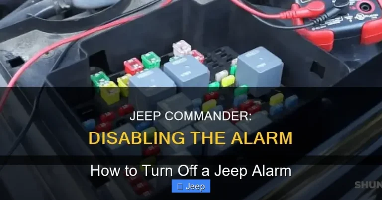 How to Turn Off a Jeep Alarm