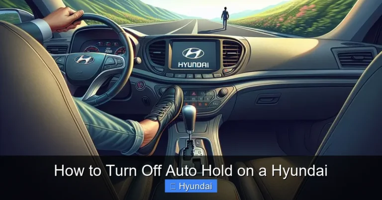 How to Turn Off Auto Hold on a Hyundai
