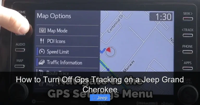 How to Turn Off Gps Tracking on a Jeep Grand Cherokee