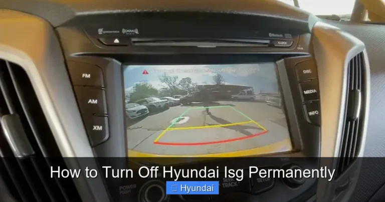 How to Turn Off Hyundai Isg Permanently