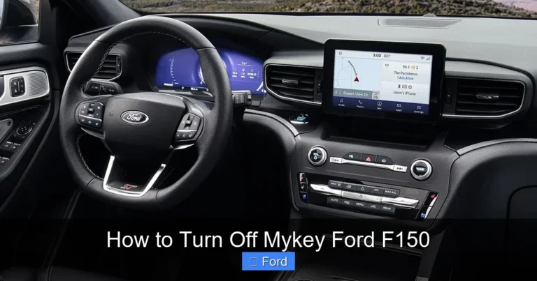 How to Turn Off Mykey Ford F150