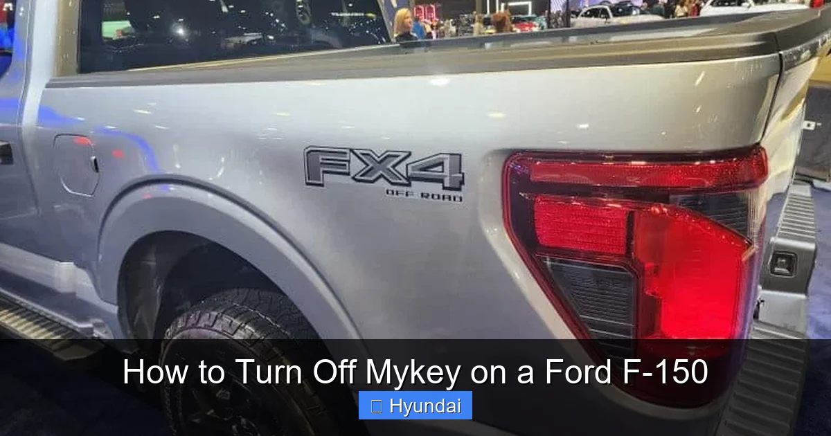How to Turn Off Mykey on a Ford F-150