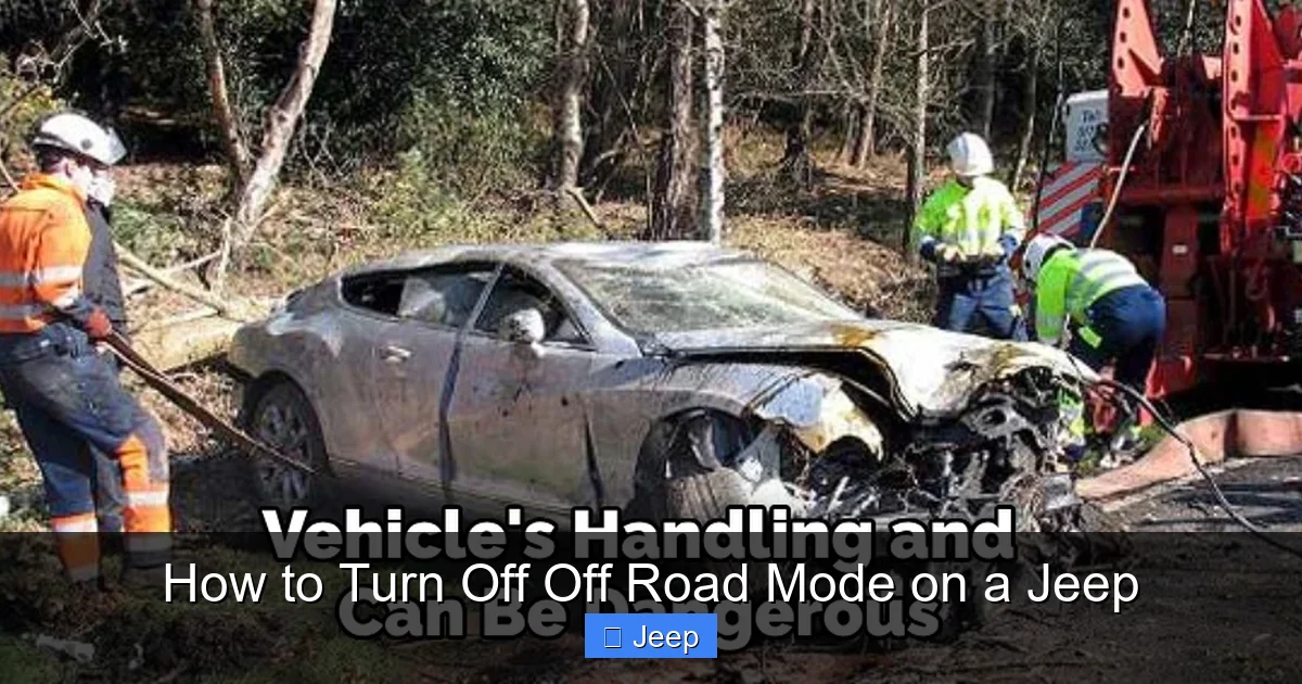 How to Turn Off Off Road Mode on a Jeep