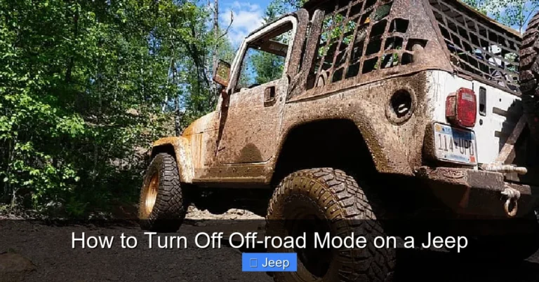 How to Turn Off Off-road Mode on a Jeep