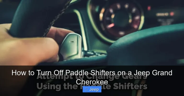 How to Turn Off Paddle Shifters on a Jeep Grand Cherokee