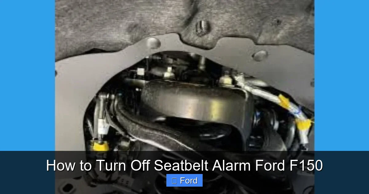 How to Turn Off Seatbelt Alarm Ford F150