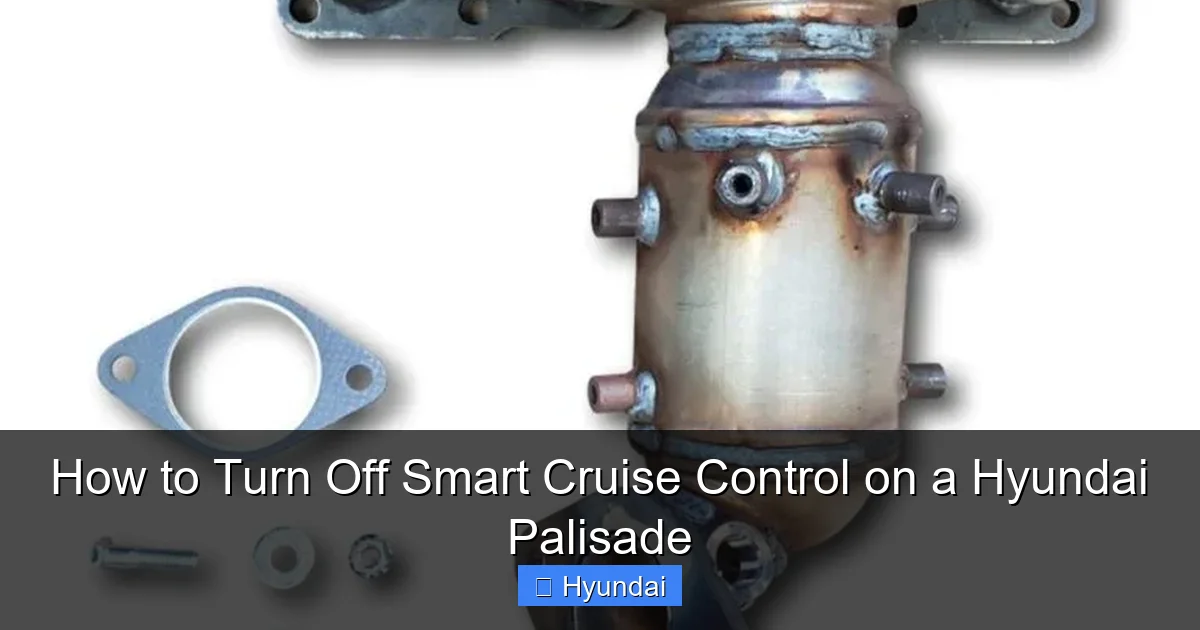 How to Turn Off Smart Cruise Control on a Hyundai Palisade