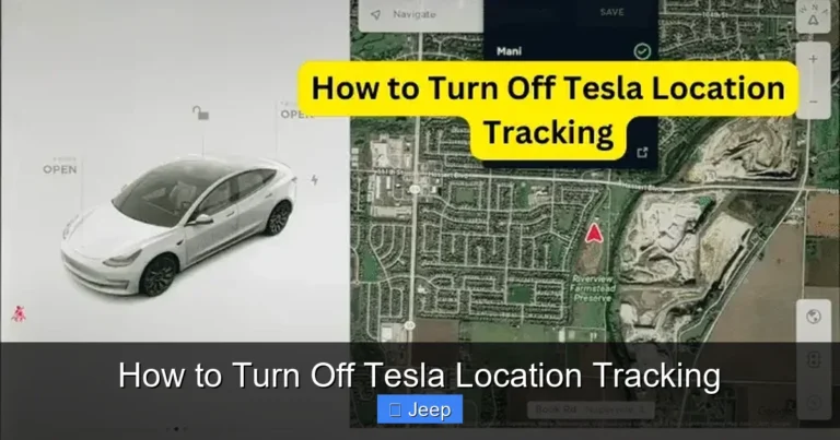 How to Turn Off Tesla Location Tracking