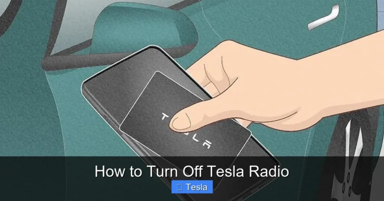 How to Turn Off Tesla Radio