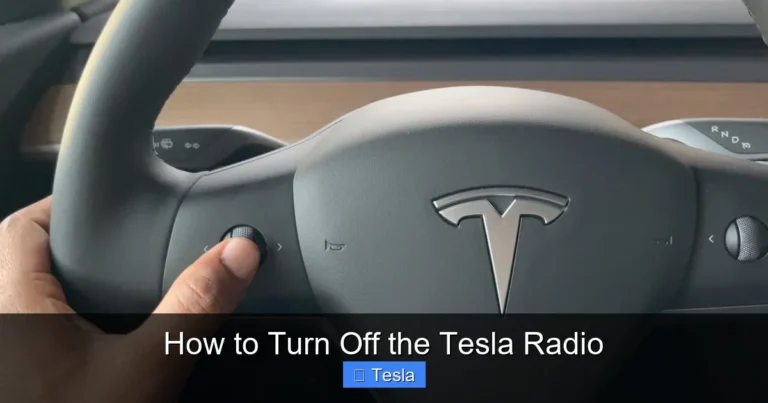 How to Turn Off the Tesla Radio