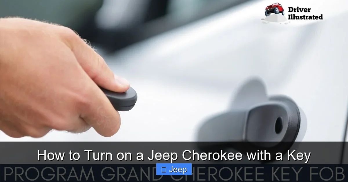 How to Turn on a Jeep Cherokee with a Key