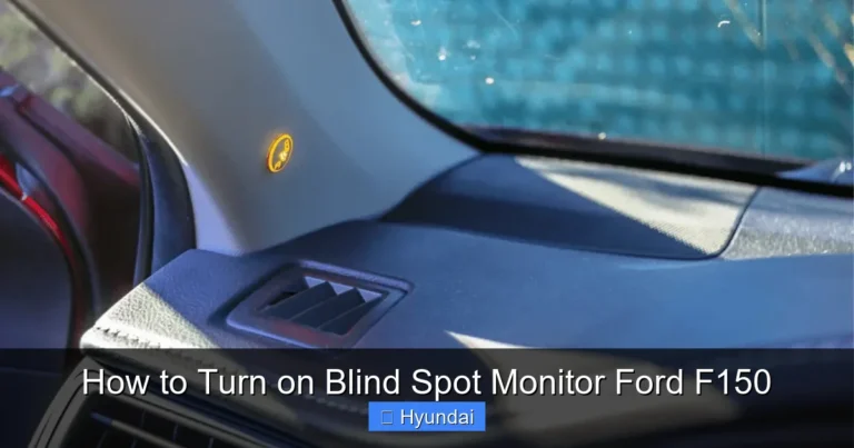 How to Turn on Blind Spot Monitor Ford F150