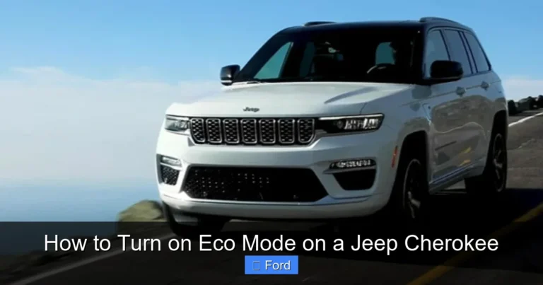 How to Turn on Eco Mode on a Jeep Cherokee