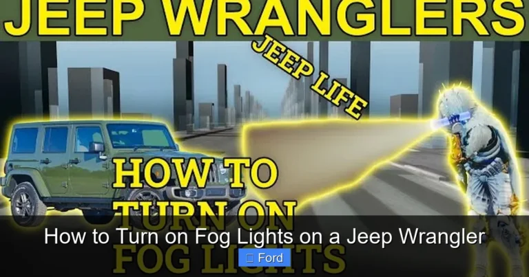 How to Turn on Fog Lights on a Jeep Wrangler