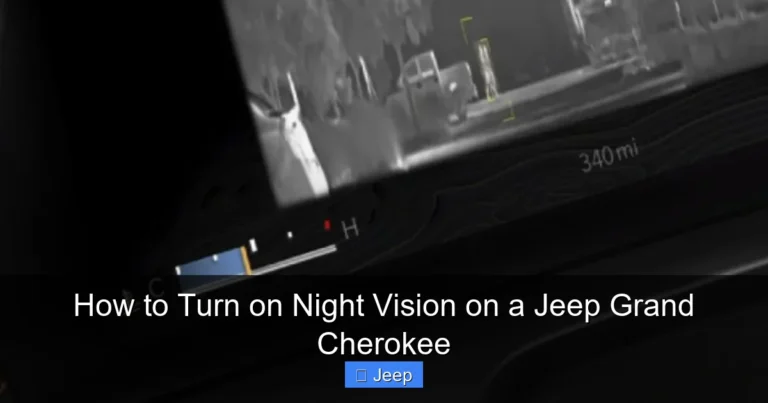 How to Turn on Night Vision on a Jeep Grand Cherokee