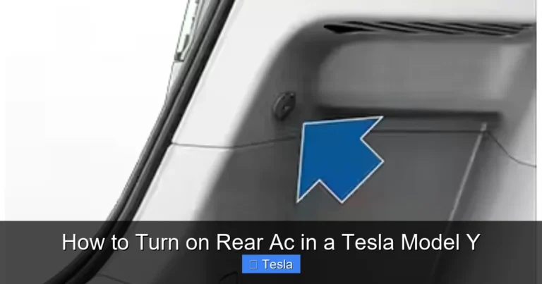 How to Turn on Rear Ac in a Tesla Model Y